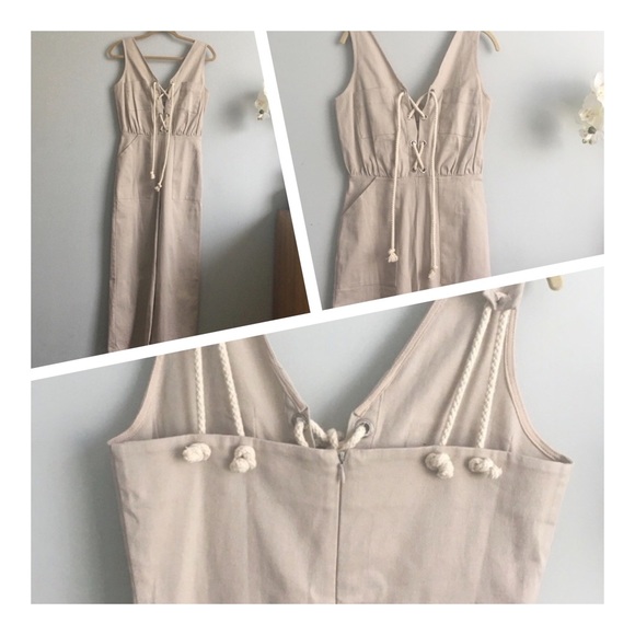NWT Minimal Nude Utility Jumpsuit - Picture 9 of 11